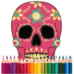 Skull Pixel Coloring Art ios icon