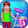Baby Girl Home Cleaning App Icon
