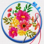 Сross Stitch: Coloring Art App Icon