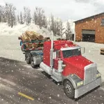 Hill Snow Truck Driver App Icon