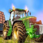 Driving Tractor Farming Sim App Icon
