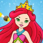 Princess Color Book Puzzle App icon