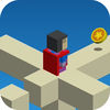 Spiral bridge-pixel rush iOS icon