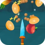 Fruit splashing-flying knife App icon