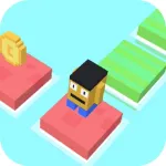 Pixel person-happy jump App icon