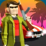 Polygon Gangster Crime Auto App Icon