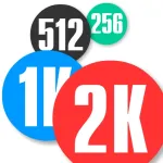 Merge Bubbles 2K App icon
