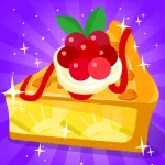 Purple Pink Fruit Pie Cooking App Icon