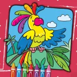 Kids Coloring Book App Icon