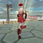 Christmas Santa Girl Run App Icon
