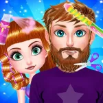 Princess And Daddy Salon App icon