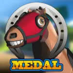 競馬メダルゲーム「ダービーレーサー」 App icon