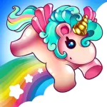 Unicorn fun running games App icon