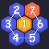 Number Hexagon Puzzle App Icon