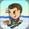 Snowboard Party Zigzag iOS icon