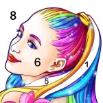Coloring Fun : Color by Number App Icon