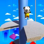 Panda Stars Jump on Helix Path App Icon