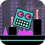 Crazy forward-square jump App Icon