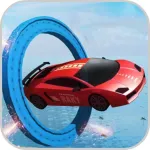 Crazy Car Obstacle Challenge App icon