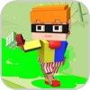 Blocky Temple: Endless Run App Icon