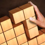 Wood Puzzle 3D Cube Block App icon