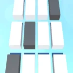 Tap Block  White Tile 3D Game