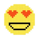 Drawing by pixel  Emoji paint