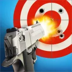 Idle Gun Range: Merge n Shoot! ios icon