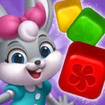 Bunny Pop Rescue Puzzle