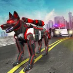 Police Robot Dog Chase App