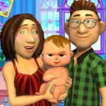 Dream Family Sim Baby Hands Jr App Icon