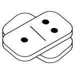 Mexican Train Double Dominoes App Icon