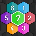 Merge Hexa  Number Puzzle