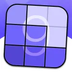 NINES! Purple Block Puzzle App Icon
