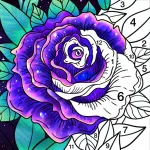 Coloring Book! Paint by Number App icon