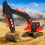 Construction Excavator Game 3d App Icon