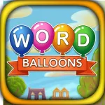 Word Balloons Word Search Game App Icon