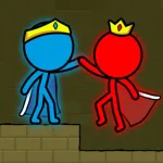 Red & Blue Stickman ios icon