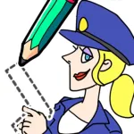Draw Happy Police! App Icon