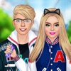 High School Couple Makeover iOS icon