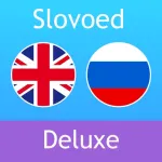 English Russian Slovoed Deluxe talking dictionary App icon