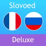 Russian French Slovoed Deluxe talking dictionary App icon