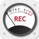 White Recorder App icon