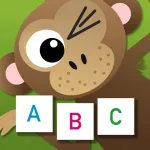 Kids learning ANIMAL WORDS App icon