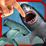 Shark Fingers 3D Interactive Aquarium FREE App icon