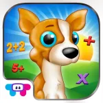 Math Puppy – Bingo Challenge Educational Game for Kids HD App Icon