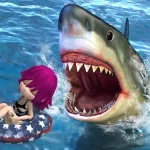 Beach Party Shark Attack ios icon