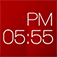 Red Clock (Alarm & Weather) App Icon