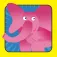 פילים בכל הצבעים – עברית לילדים App icon