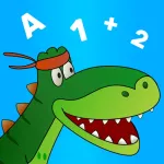 Dino Teach Math PreSchool Kids App icon